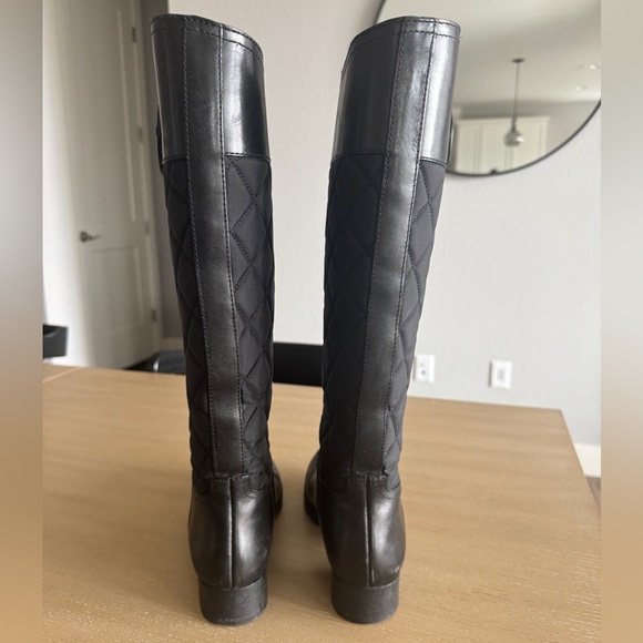 Tory Burch Rowan Quilted Riding Boot - Picture 5 of 9
